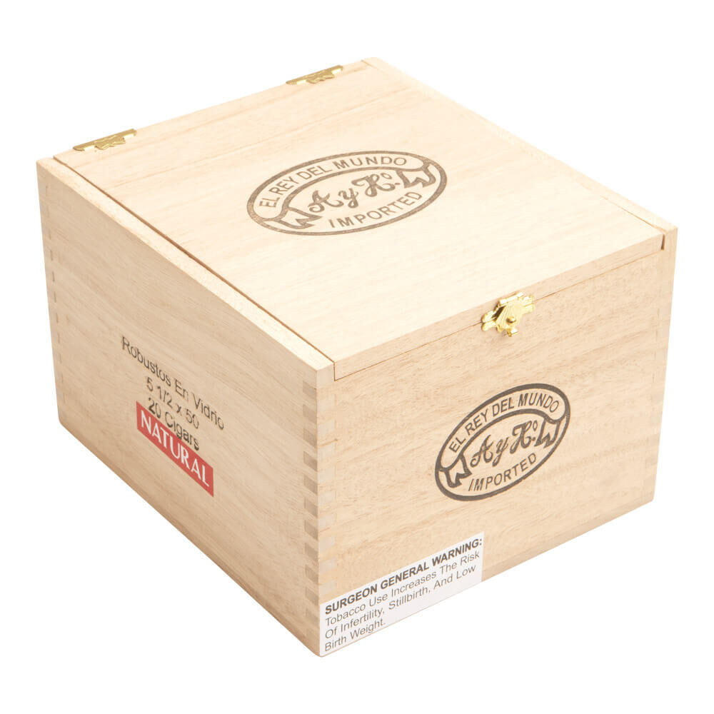 El Rey del Mundo Robusto en Vidrio Cigars